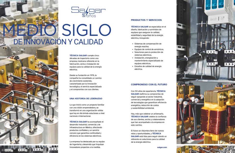 Especialistas en la Fabricacion, Venta e Instalacion de Equipos que aseguran la calidad, estabilidad y seguridad de la energia electrica. Servicios que garantizan eficiencia en sistemas electricos.